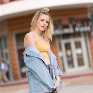 Oversized  Brandy Melville denim jean jacket